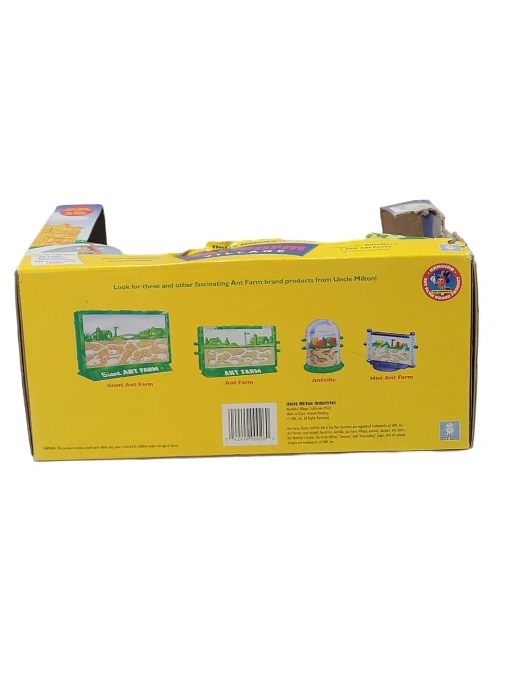 Uncle Milton's Ant Farm Village Break Resistant and Escape Proof New in Box